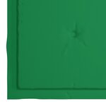 vidaXL Chaises à manger d'extérieur lot de 3 et coussins Acacia massif