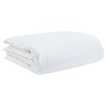 vidaXL Couette avec oreiller 3 Pièces Blanc 240 x 200 cm Bas