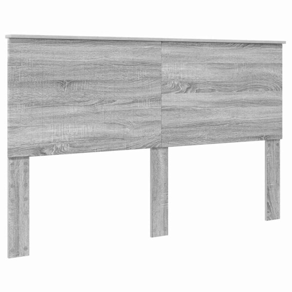 vidaXL Tête de lit Gris Sonoma 160 cm Bois d'ingénierie