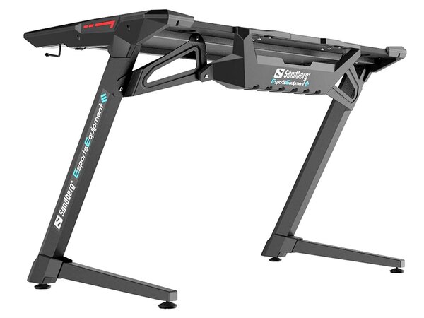 Bureau Fighter Gaming Desk 2  Black SANDBERG