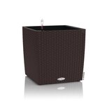 LECHUZA Jardinière CUBE Cottage 30 ALL-IN-ONE Moka