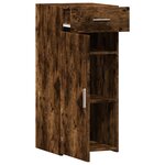 vidaXL Buffet chêne fumé 40x42 5x93 cm bois d'ingénierie