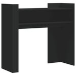 vidaXL Table console noir 100x35x90 cm bois d'ingénierie