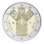 2 euros commémorative Lituanie 2018 - Des états Baltes.