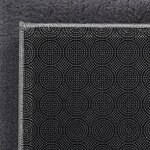 vidaXL Tapis shaggy doux lavable 160x230 cm Antidérapant Anthracite