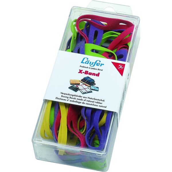 bracelets élastiques en crois en boîte 69232  80 x 11 mm  30 g LÄUFER