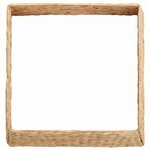 vidaXL Collier de sapin de Noël Marron 60 x 60 x 28 cm Jacinthe d'eau