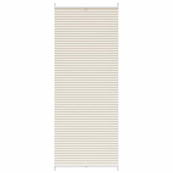 vidaXL Store plissé 90x200 cm Crème