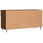 vidaXL Banc à chaussures chêne marron 102x35x55 cm bois d'ingénierie