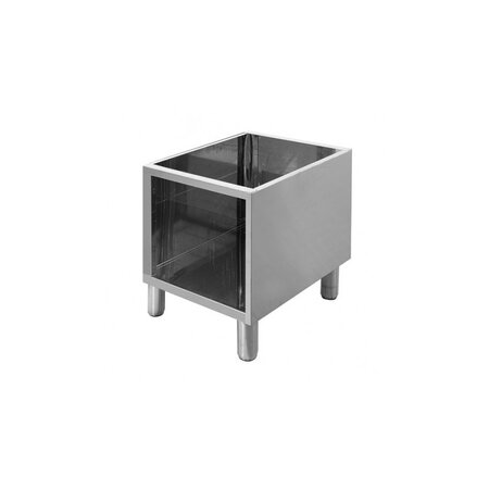 Soubassement baie libre - l 1000 mm - gamme 650 - baron -  - inox 400x535x600mm