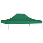 vidaXL Toit de tente de réception 4 5x3 m Vert 270 g/m²
