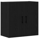 Meuble murale vidaXL Chêne noir 60x31x60 cm Bois d'ingénierie