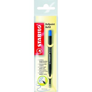Ecopack de 1 recharge bille encre bleue x 10 STABILO