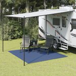 vidaXL Tapis de sol de camping bleu 3x2 5 m