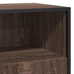 vidaXL Buffet chêne marron 68x35x76 cm bois d'ingénierie