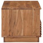 vidaXL Table basse faite main Brun Teck 85 x 45 5 x 40 cm