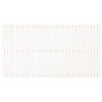 vidaXL Tête de lit murale Blanc 204x3x110 cm Bois massif de pin