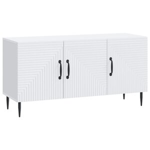 vidaXL Meuble TV Blanc 99 x 34 5 x 50 cm Bois d'ingénierie