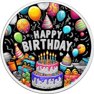 Monnaie HAPPY BIRTHDAY Argent 500 Francs Cameroon 2026 (PRÉCOMMANDE)
