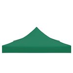 vidaXL Toit de tente de réception 4 5x3 m Vert 270 g/m²