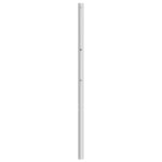 vidaXL Tête de lit métal blanc 180 cm