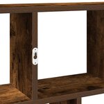 vidaXL Étagère cube murale 12 compartiments chêne fumé bois ingénierie