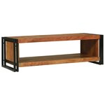 vidaXL Table basse Marron 120 x 50 x 38 cm Bois d'Acacia Massif