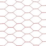 vidaXL Grillage Acier avec revêtement en PVC 25x1 m Rouge