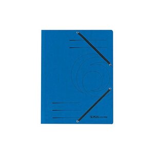 Chemise à élastiques, format A4, colorspan, Bleu HERLITZ