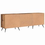 vidaXL Meuble TV Bois ancien 150 x 30 x 50 cm Bois d'ingénierie