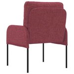 vidaXL Canapés avec coussin 55cm Bordeaux Contreplaqué