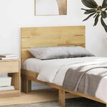 vidaXL Tête de lit 75 cm bois massif de chêne