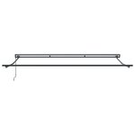 vidaXL Auvent rétractable électrique Crème et Anthracite 4 x 2 m