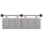vidaXL Tête de lit suspendue Tissu