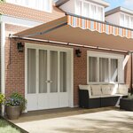 vidaXL Auvent Rétractable Multicolore 600 × 300 cm Polyester et Acier