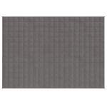 vidaXL Couverture lestée Gris 152x203 cm 11 kg Tissu