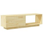 vidaXL Meuble TV 110x30x33 5 cm Bois de pin massif