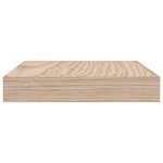 vidaXL Étagères flottantes 2 Pièces 60x23 5x4 cm bois d'ingénierie