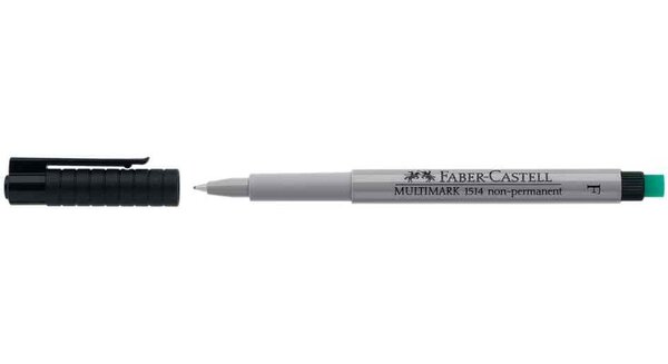 Marqueur CD/DVD MULTIMARK nonPermanent S, noir 0,4 mm FABER-CASTELL