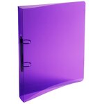 Classeur 2 anneaux 30 mm polypropylène Crystal - A4 maxi, couleurs aléatoires EXACOMPTA