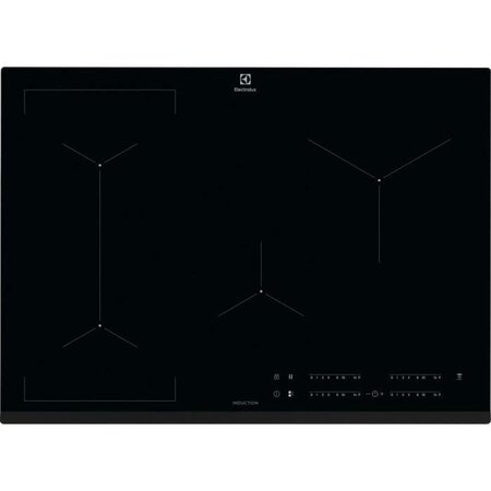 ELECTROLUX EIV734 - Table de cuisson Induction -  4 foyers - 7350 W - 15 positions de puissance -  Noir