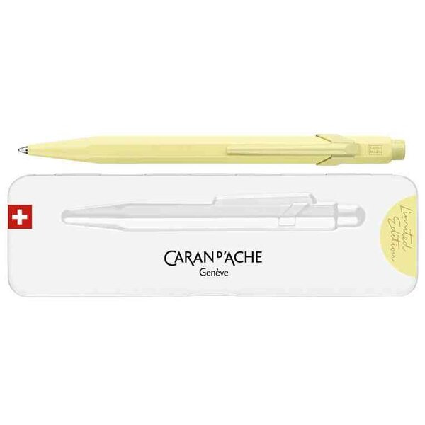Stylo à bille rétractable 849 citron givré caran d'ache