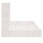 vidaXL Étagères murales 2 Pièces Blanc 80x11x9 cm Bois de pin massif