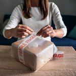 Pack and Move - Lot 36 Rouleaux Ruban Adhésif Transparent "Fragile" Pour Emballage Et Déménagement - 100 M - Qualité Premium