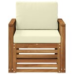 vidaXL Sofa de milieu extérieur Naturel