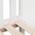 vidaXL Cadre de lit d'enfants forme de maison sans matelas pin