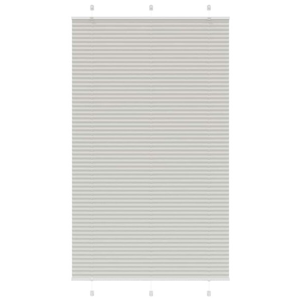 vidaXL Store plissé gris clair 120x200cm largeur du tissu 119 4cm