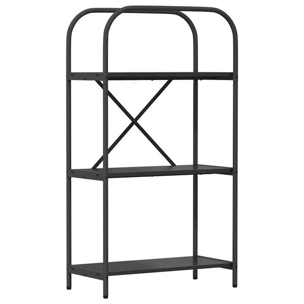 vidaXL Étagère Chêne noir 60 x 30 x 109 cm Bois d'ingénierie