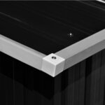Vidaxl abri de jardin 257x489x181 cm métal anthracite