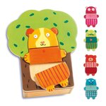Djeco DJ01681 - Puzzle bois Arbra doudou